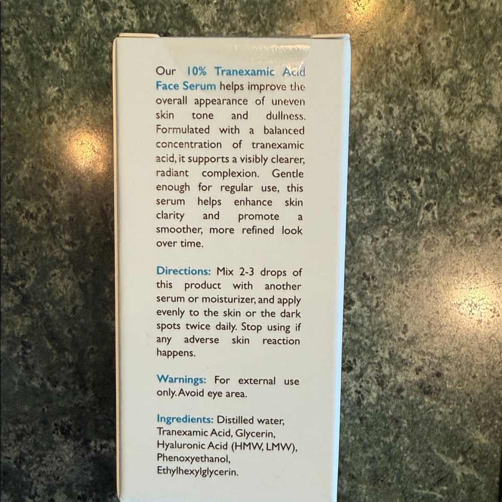 10% Tranexamic Acid Face Serum — White - Picture 3 of 5